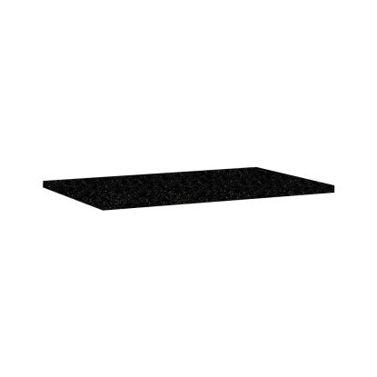 Standard 1260mm Solid Surface Worktop 12mm Black Fleck