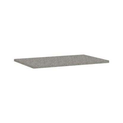 Standard 1260mm Solid Surface Worktop 12mm Grey Fleck