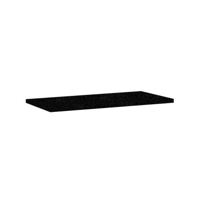 Slimline 1260mm Solid Surface Worktop 12mm Black Fleck