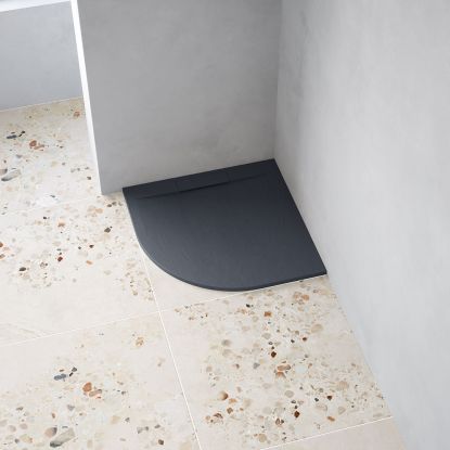 Altea 1000 Anthracite Slate Shower Tray Quadrant