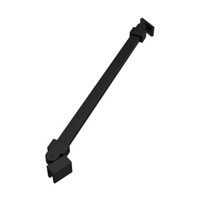 Emmi Wetroom Panel Angled Bracing Bar Black