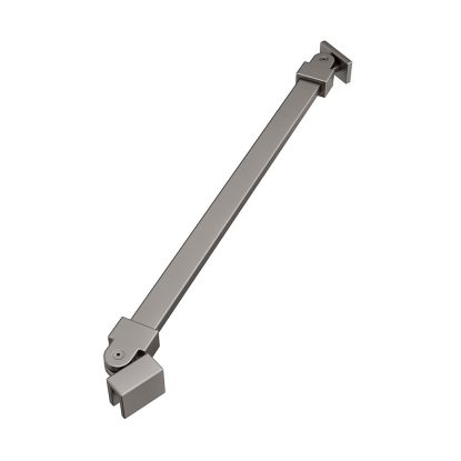 Emmi Wetroom Panel Angled Bracing Bar Gun Metal