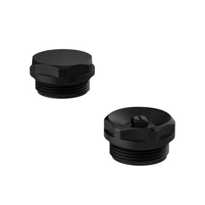 Blanking Plug & Air Vent Set Black