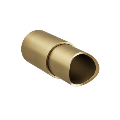 Thermostatic Electric Element Cable Cover Brushed Brass