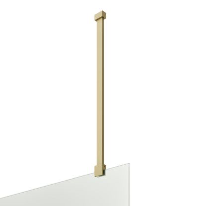 Emmi Wetroom Panel Ceiling Adaption Bracket Brushed Brass