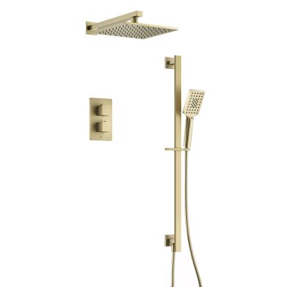 Dayla Shower Kit 3 Brushed Brass