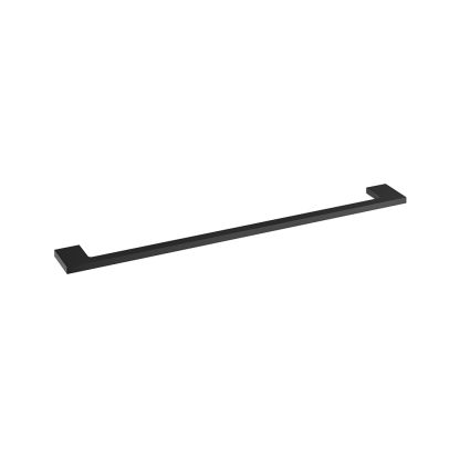 Dayla Single Towel Rail Black
