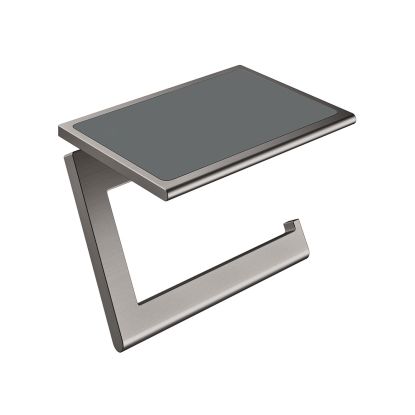 Kallan Toilet Roll Holder Gun Metal