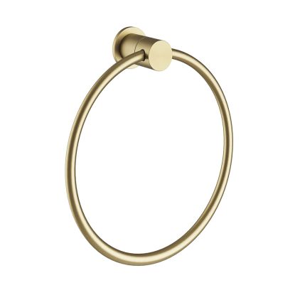 Ryver Towel Ring Brushed Brass