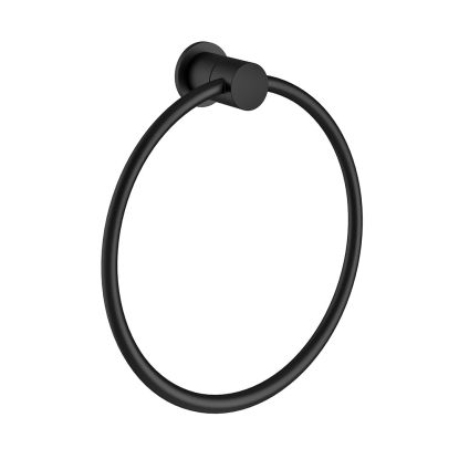 Ryver Towel Ring Black