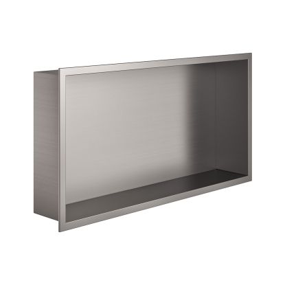600 x 300 Rectangle Shower Niche Gun Metal