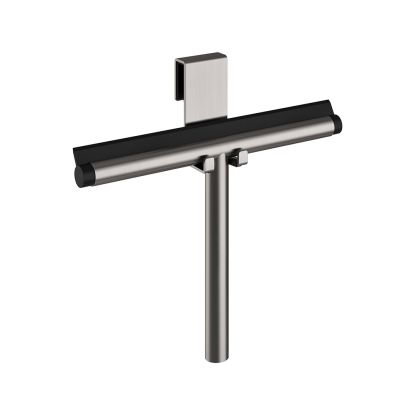 Shower Wiper & Holder Gun Metal