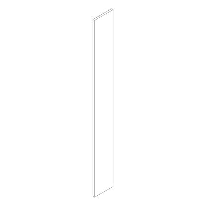 Slimline Tall End Panel White Gloss