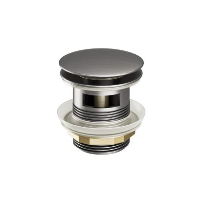 Freestanding Bath Click Clack Waste Gun Metal