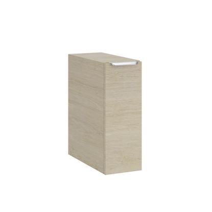 Keva 200mm 1 Drawer Storage Unit Light Oak (Chrome Handle)