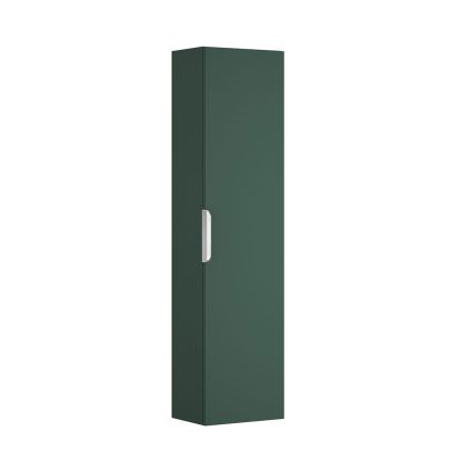 Keva / Edyn 1 Door Tall Boy Pine Green Matt (Chrome Handle)