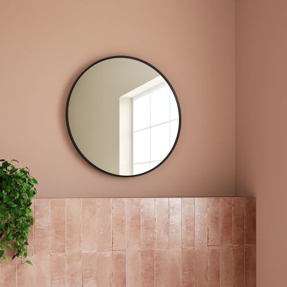 Kaci 60 Non Illuminated Black Frame Mirror