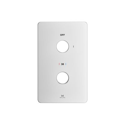 1 Outlet Wall Plate Chrome