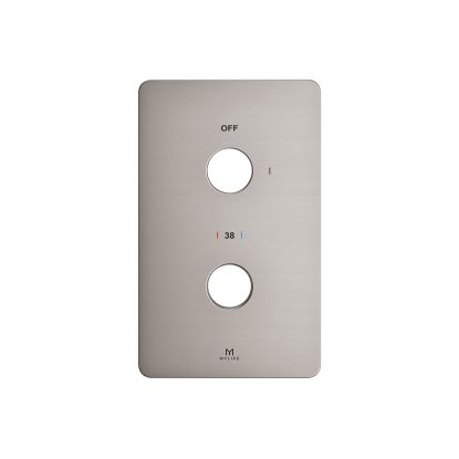 1 Outlet Wall Plate Gun Metal