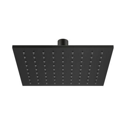 Dayla 250mm Brass Head Square Black