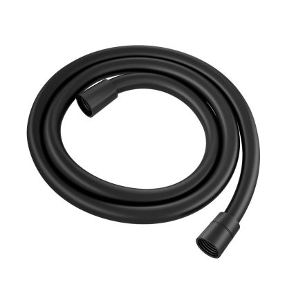 1.25m PVC Smooth Shower Hose Black