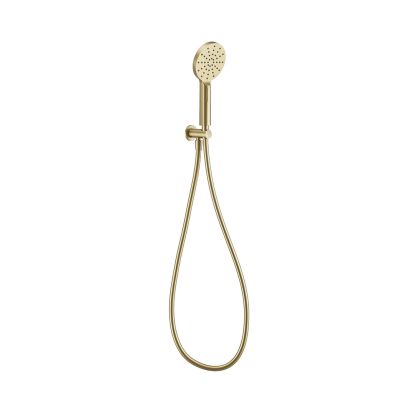 Ryver Wall Outlet & Handset Holder Kit Brushed Brass