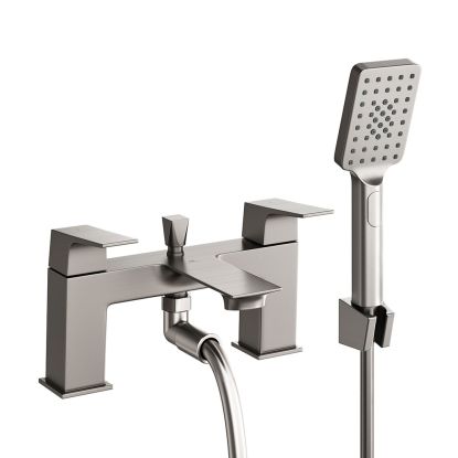 Dayla Bath Shower Mixer & Kit Gun Metal