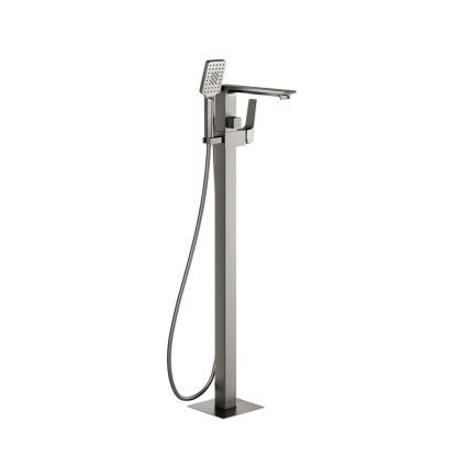 Dayla EASY-PLUMB Floor Standing Bath Shower Mixer Gun Metal