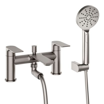 Kallan Bath Shower Mixer & Kit Gun Metal