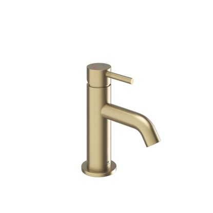 Ryver Mini Basin Mono Brushed Brass c/w Universal Waste