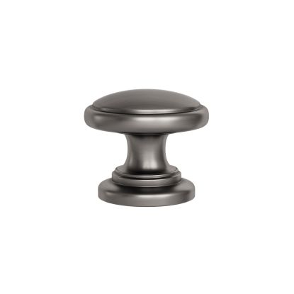 Clayton Round Knob Gun Metal