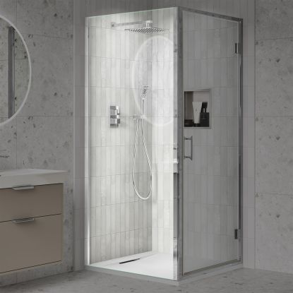 Otto 8mm Side Panel 1000mm Chrome