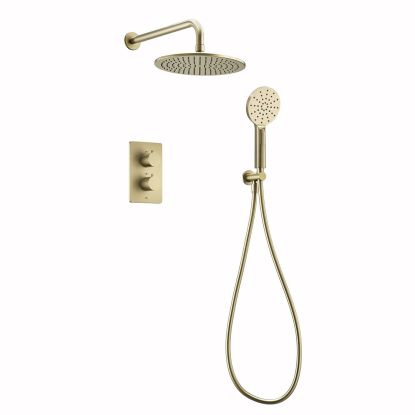 Ryver Shower Kit 2 Brushed Brass