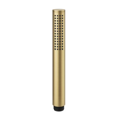 Round Brass Pencil Handset Brushed Brass
