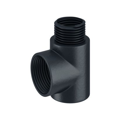 T-Piece Dual Fuel Adaptor Anthracite
