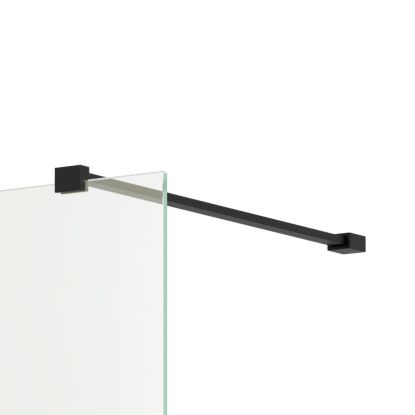 Emmi Wetroom Panel Bracing Bar Black