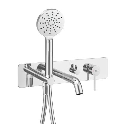 Ryver Easy-Plumb Wall Mounted Bath Shower Mixer