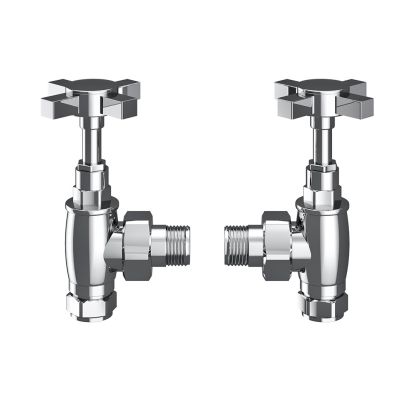 Cross Head Radiator Valve - Angled