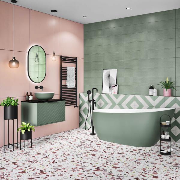 How to embrace the Bathroom Colour of 2023 - Sage Green