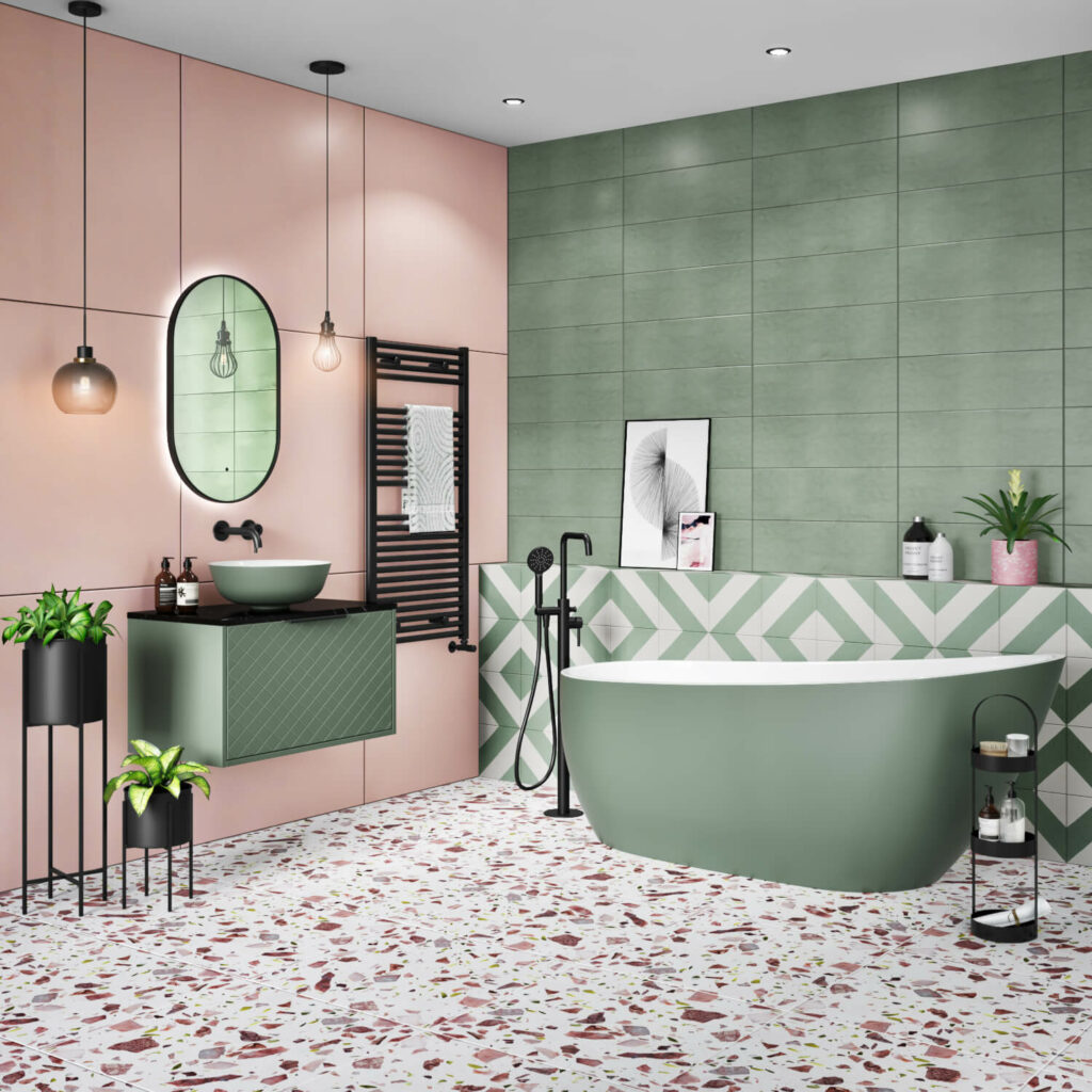 How to embrace the Bathroom Colour of 2023 - Sage Green